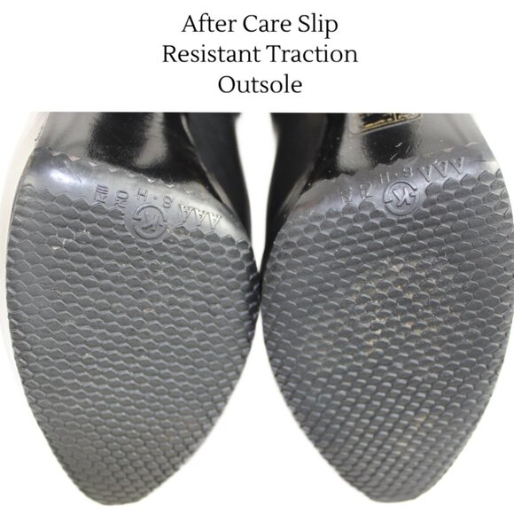 Gucci Black Leather Suede Accent Platform Stiletto Ankle Boot, Size 36.5 - Picture 10 of 11